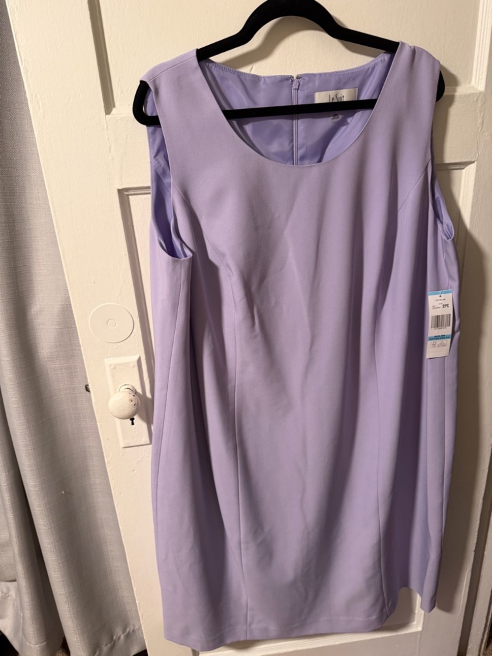 NWT Women's Le Suit Lavender Elongated Blazer Dress Suit Set 20W Career Wedding - Picture 6 of 7